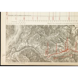 Gravure de 1913 - Chemin de fer des Alpes Bernoises - Suisse - 4