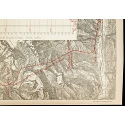 Gravure de 1913 - Chemin de fer des Alpes Bernoises - Suisse - 5