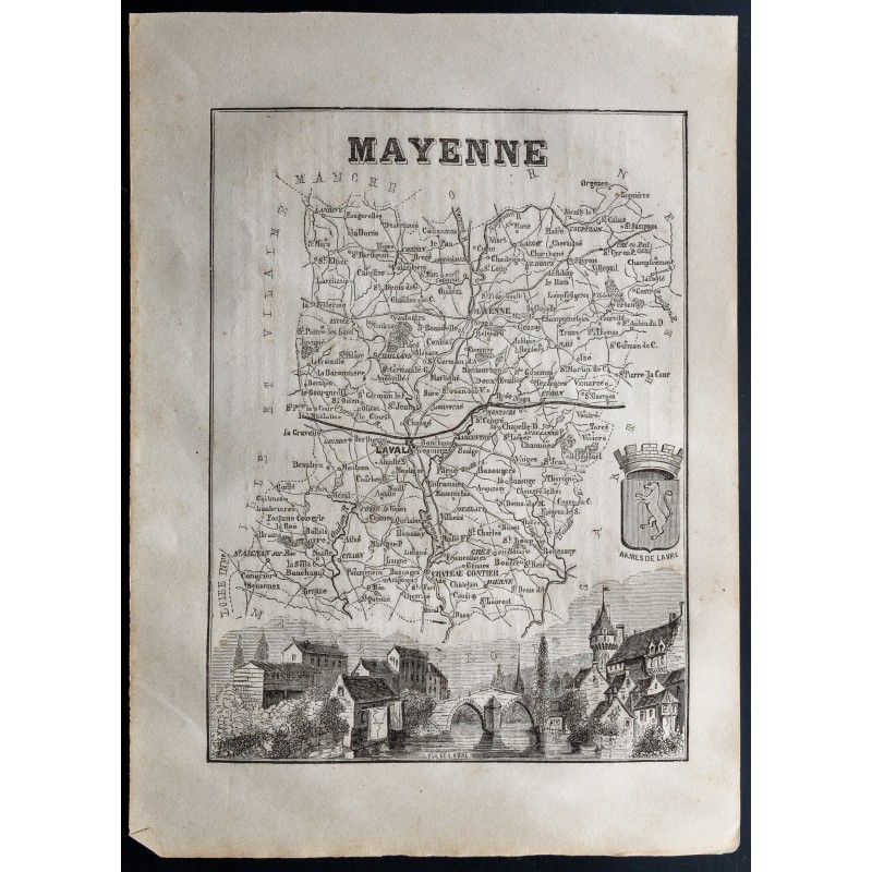 Mayenne Cartes anciennes et plans du département.