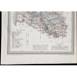 Gravure de 1839 - Carte géographique ancienne du Pas-de-Calais - 3