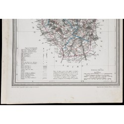 Gravure de 1839 - Carte géographique ancienne de Seine-et-Oise - 3