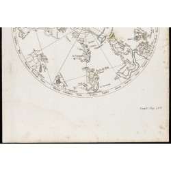 Gravure de 1822 - Planisphère céleste de l'Apocalypse - 3