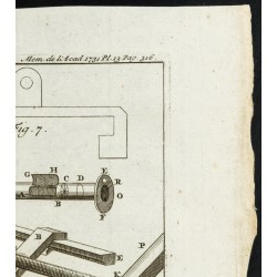 Gravure de 1777 - Quart de cercle - 3