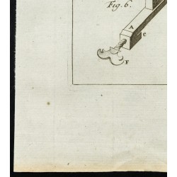 Gravure de 1777 - Quart de cercle - 4