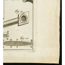 Gravure de 1777 - Quart de cercle - Astronomie - 5