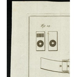 Gravure de 1777 - Quart de cercle - 2