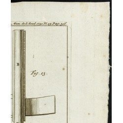 Gravure de 1777 - Quart de cercle - 3
