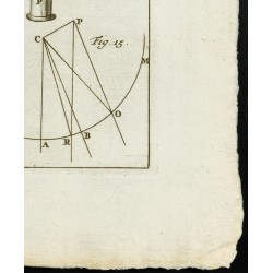 Gravure de 1777 - Quart de cercle - 5