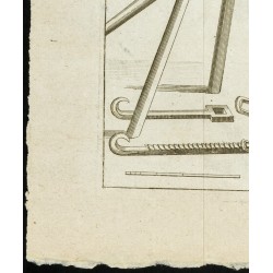 Gravure de 1777 - Mécanique des crics - 4