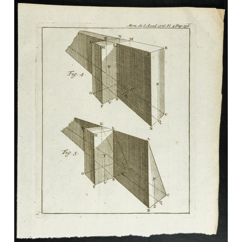 Gravure de 1777 - Architecture - Contreforts, résistance et revêtements - 1