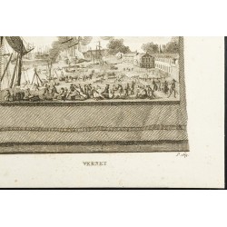 Gravure de 1825 - Oeuvres de Charles Le Brun & Claude Joseph Vernet - 5