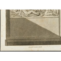 Gravure de 1825 - Oeuvres de Jean-Goujon & François Girardon - 4