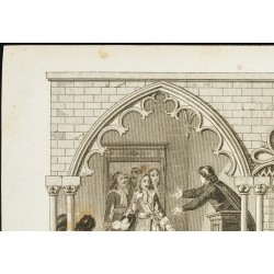 Gravure de 1825 - Jacques-Bénigne Bossuet & Massillon - 2