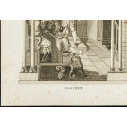 Gravure de 1825 - Jacques-Bénigne Bossuet & Massillon - 4