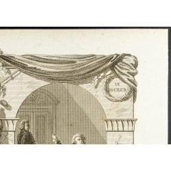 Gravure de 1825 - Oeuvres de Molière & Jean-François Regnard - 3