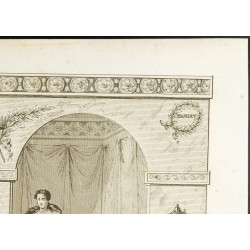 Gravure de 1825 - Crébillon (père) & Ducis - Théâtre - - 3