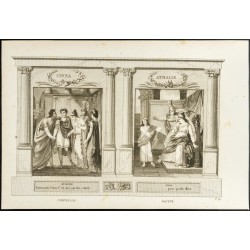 Gravure de 1825 - Oeuvre de Corneille & Racine - 1