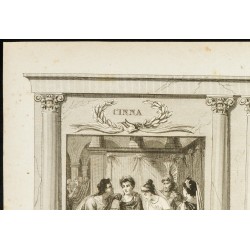 Gravure de 1825 - Oeuvre de Corneille & Racine - 2