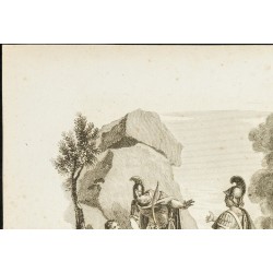 Gravure de 1825 - Fénélon & Abbé Barthélemy - 2