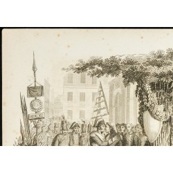 Gravure de 1825 - Jean Lannes & Latour d'Auvergne - 2