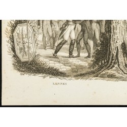 Gravure de 1825 - Jean Lannes & Latour d'Auvergne - 4