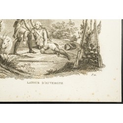 Gravure de 1825 - Jean Lannes & Latour d'Auvergne - 5
