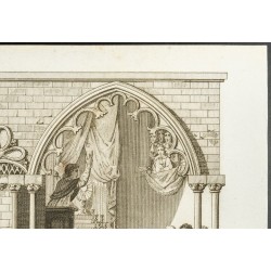 Gravure de 1825 - Jacques-Bénigne Bossuet & Massillon - 8