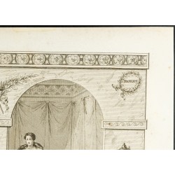 Gravure de 1825 - Crébillon (père) & Ducis - Théâtre - - 8
