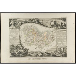 1852 - Carte géographique...