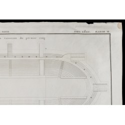 Gravure de 1850 - Formes de construction pour bateaux - 3