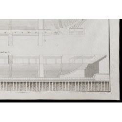 Gravure de 1850 - Formes de construction pour bateaux - 5