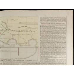 Gravure de 1830 - Grande carte géographique du monde connu des anciens - 3