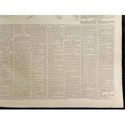 Gravure de 1830 - Grande carte géographique de la France - 5