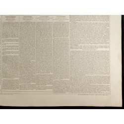 Gravure de 1830 - Grande carte historique de l'Allemagne - 5