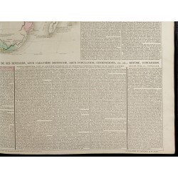 Gravure de 1830 - Grande carte géographique de l'Afrique - 5