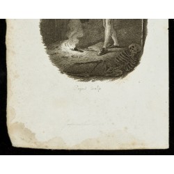 Gravure de 1834 - Gravure sur L'imagination - 3