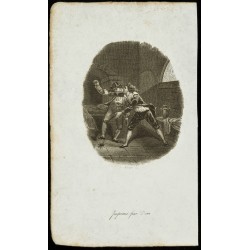 Gravure de 1834 - Gravure sur L'imagination - 1