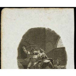 Gravure de 1834 - Gravure sur L'imagination - 2