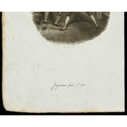 Gravure de 1834 - Gravure sur L'imagination - 3