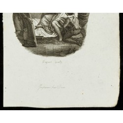 Gravure de 1834 - Gravure sur L'imagination - 3