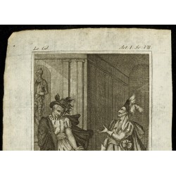 Gravure de 1810 - Gravure sur Le Cid - 2