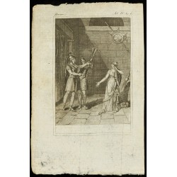 Gravure de 1810 - Gravure sur Horace - 1