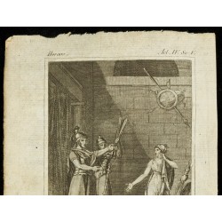 Gravure de 1810 - Gravure sur Horace - 2