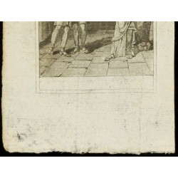 Gravure de 1810 - Gravure sur Horace - 3