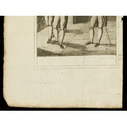 Gravure de 1810 - Gravure sur Le menteur - 3