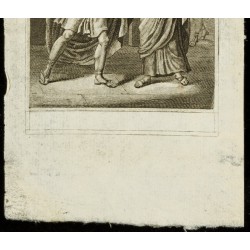Gravure de 1810 - Gravure sur La Mort de Pompée - 3