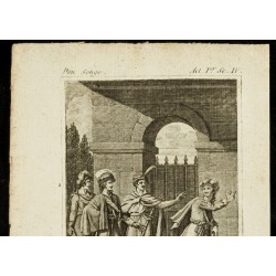 Gravure de 1810 - Gravure sur Don Sanche d'Aragon - 2