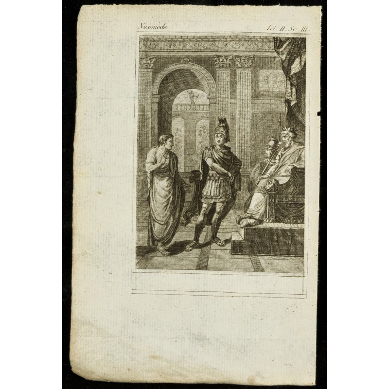 Gravure de 1810 - Gravure sur Nicomède - 1