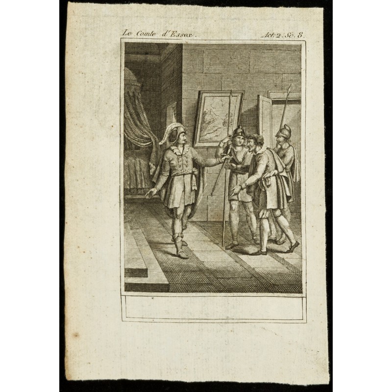 Gravure de 1810 - Gravure sur Le comte d'Essex - 1