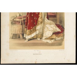 Gravure de 1846 - Portrait de Napoléon Bonaparte - 3